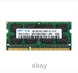 10PCS Samsung 4GB 2RX8 DDR3 1066MHz PC3-8500S 1.5V SODIMM Laptop RAM Memory 40GB