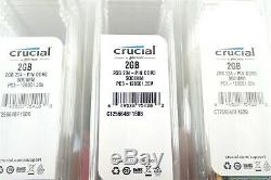 158GB(79x2GB) New Crucial PC3-12800 DDR3 1600MHz SO-DIMM Laptop Memory RAM