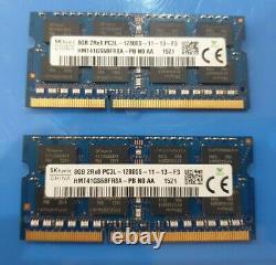 16GB SK Hynix (2x 8gb) RAM MEMORY DDR3L-PC3L 2Rx8 12800S HMT41GS6BFR8A Laptop HP