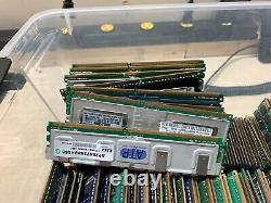 18.6 lbs Computer Ram Memory, From Desktop and Laptop For Scrap Gold Recovery