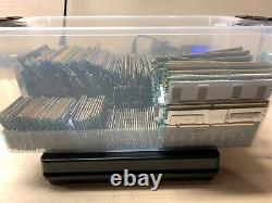 18.6 lbs Computer Ram Memory, From Desktop and Laptop For Scrap Gold Recovery