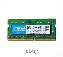 2PCS Crucial DDR4 RAM Laptop Memory 4GB 8GB 16GB Sodimm 2133 2400 DDR4 Notebook