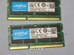 2X16GB (32GB) Laptop CRUCIAL Memory Ram DDR3L 1600mhz PC3-12800S 204PIN soDIMM