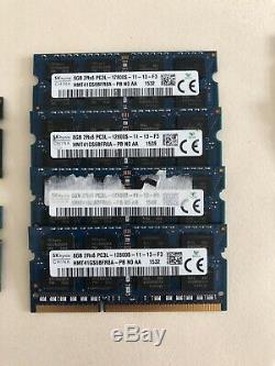 2x 8GB DDR3 PC3-12800s, And x 8x 8GB DDR3 Pc3L-12800s Laptop Memory, RAM