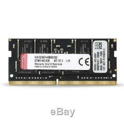32B DDR4 SODIMM Memory Kit 2400 Mhz 260-Pin CL14 XMP Ready Laptop Notebook RAM