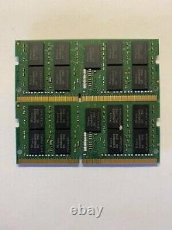 32GB (2 x 16GB) Kingston PC4-2400T-E DDR4 ECC Laptop RAM Memory KVR24SE17D8/16