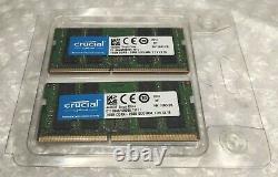 32GB 2x16GB CRUCIAL CT16G4SFD8266.16FJ1 PC4-21300 DDR4-2666 Laptop RAM Memory