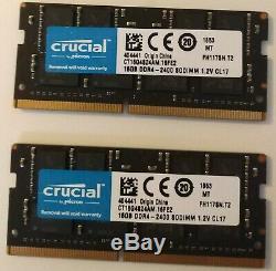 32GB (2x16GB) DDR4-2400 PC4-19200 MHz Laptop SODIMM RAM Memory Upgrade 260-Pin