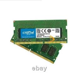 32GB Crucial 2x 16GB 1RX8 DDR4 PC4-2400T PC4-19200S SO-DIMM Laptop Memory RAM #f