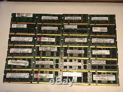 48GB JOBLOT OF 24 X 2GB DDR2 PC2-5300 PC2-6400 Laptop SODIMM RAM Memory 204-Pin