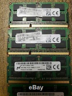 49 modules 8 GB 2rx8 DDR3L 1600mhz PC3L-12800S SODIMM 204pin Laptop Memory RAM