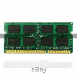 4GB 8GB 16GB 32GB DDR3 PC3-10600S 1333MHz 204pin Laptop SODIMM Memory Ram LOT