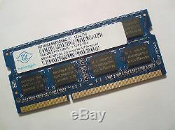 4GB DDR3 1600 PC3-12800S NANYA NT4GC64B8HG0NS-DI 1600 1333 Mhz LAPTOP RAM MEMORY