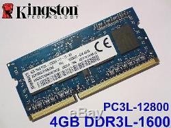 4GB DDR3L-1600 PC3L-12800 1600Mhz KINGSTON ACR16D3LS1NBG/4G LAPTOP RAM MEMORY