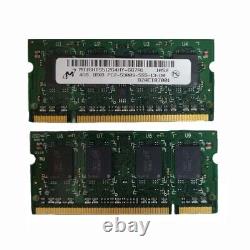 4pcs Micron 4GB 1Rx8 PC2-5300S DDR2 667Mhz 200Pin RAM Memory Laptop SO-DIMM