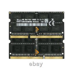 4pcs SK Hynix 8GB 2RX8 DDR3L 1866MHz PC3L-14900S 204PIN SODIMM Laptop Memory RAM