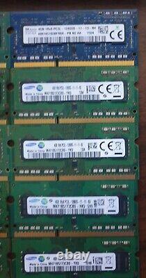50 x 4GB DDR3L PC3L 12800s Laptop Notebook Memory Ram SODIMM Job Lot All Tested