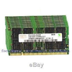 50pcs Lot Hynix 1GB PC2700 PC2700S DDR1 333Mhz 200-pin Laptop Memory 2.5v RAM