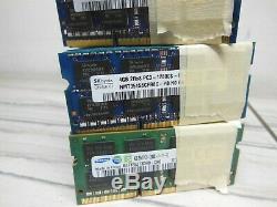 55 sticks 220gb (55 X 4GB) LAPTOP MEMORY RAM DDR3 PC3-12800S HYNIX ETC BRANDS