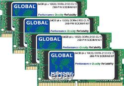 64GB (4 x 16GB) DDR4 2133MHz PC4-17000 260-PIN SODIMM MEMORY RAM KIT FOR LAPTOPS