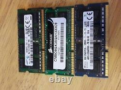 6x Mixed RAM 8GB DDR3 Laptop Memory