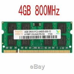 8GB 2x 4G PC2-6400 DDR2-800MHz 200Pin SODIMM Laptop Kit Memory RAM For Hynix UK