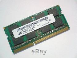 8GB DDR3-1600 PC3-12800 1600Mhz MICRON MT16JTF1G64HZ-1G6E1 LAPTOP RAM MEMORY