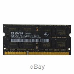 8GB DDR3 PC3-12800S DDR3 1600 MHz 204 pin So-DIMM Laptop Memory Ram 1.5V Lot