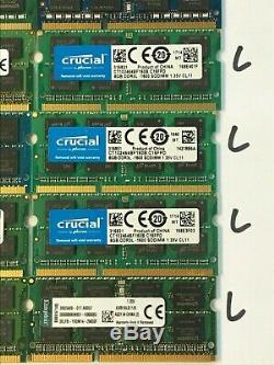 8GB PC3 DDR3 Laptop Memory RAM Lot Of 14-30 Days Money Back
