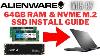 Alienware M15 R7 Laptop 64gb Ram Upgrade U0026 2nd M 2 Drive Install