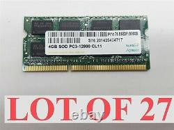Apacer Laptop Memory Ram 4GB DDR3 PC3 12800 SODIMM CL11 75. B83DF. G060B Lot 27