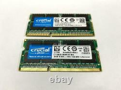 CRUCIAL 32GB (2X16GB) DDR3L 1866 MHz Laptop Memory Ram PC3-14900S 204PIN SODIMM