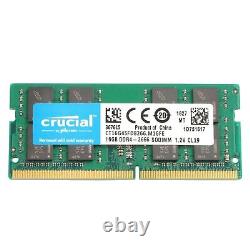 CRUCIAL DDR4 16GB 2666 MHz PC4-21300 Laptop SODIMM Notebook Memory RAM 2PCS 16GB