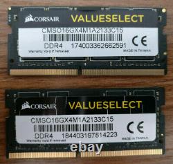 Corsair Value Select 32GB RAM (2 x 16GB) DDR4 SODIMM 2133MHz C15 Memory Laptop
