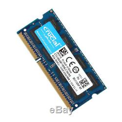 Crucial 16GB 8GB 4GB PC3L 12800 DDR3 1600MHz Laptop Memory RAM SO-DIMM 1.35V Lot