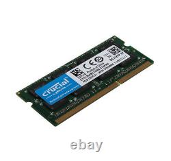 Crucial 16GB 8GB 4GB PC3L 12800 DDR3L 1600MHz Laptop Memory RAM SO-DIMM 204 Lot