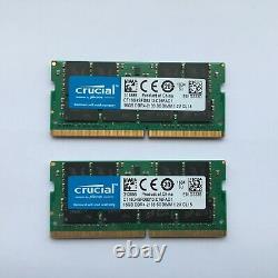 Crucial 32 GB DDR4 PC4-17000 2133MHz Laptop Memory Ram Modules Upgrade