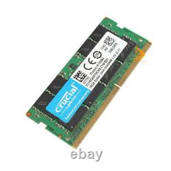 Crucial 32 GB DDR4 RAM 2x 16 GB 2400T 2400Mhz PC4-19200 SO-DIMM Laptop Memory
