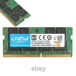 Crucial 32 GB DDR4 RAM 2x 16 GB 2400T 2400Mhz PC4-19200 SO-DIMM Laptop Memory