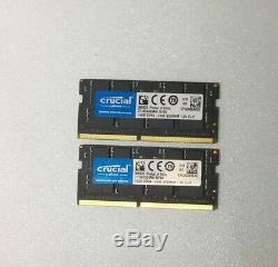 Crucial 32GB (16GB x 2) DDR4 2400MHz SODIMM (CT16G4S24AM) Laptop RAM Memory