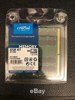 Crucial 32GB (16GB x 2) DDR4 2666MHz SODIMM Laptop RAM Memory