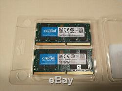 Crucial 32GB DDR4-2666 Kit 2x16GB SODIMM RAM Laptop Memory CT2K16G4SFD8266