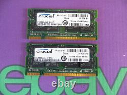 Crucial 4GB (2 x 2GB Single Sticks) PC2-5300 667 DDR2 Sodimm Laptop RAM Memory