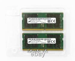 Crucial 64GB (32GB x 2) DDR4 2666MHz SODIMM (CT2K32G4S266M) PC/Mac Laptop RAM