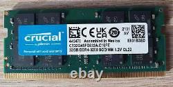 Crucial DDR4 32GB RAM 3200 MHz CL22 Laptop Memory- Single Stick CT32G4SFD832A