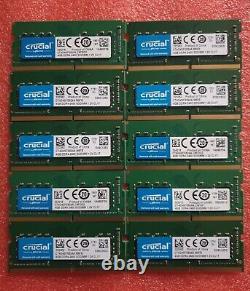 Crucial Job Lot 10x4GB DDR4 PC4 2400T 2400MHz SODIMM Laptop RAM Memory 260pin