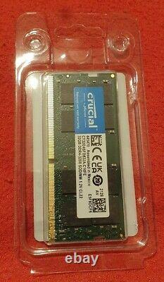 Crucial RAM 32 GB DDR4 3200 MHz CL22 Laptop Memory