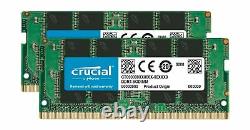 Crucial RAM 32GB Kit (2x16GB) DDR4 2400 MHz CL17 Laptop Memory CT2K16G4SFD824A