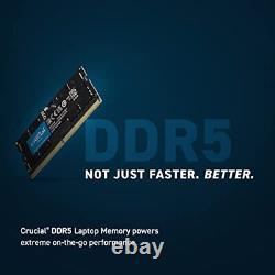 Crucial RAM 32GB Kit (2x16GB) DDR5 4800MHz CL40 Laptop Memory CT2K16G48C40S5