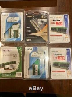 Desktop and laptop computer memory ram lot ddr1 ddr2 ddr3 sdram new used